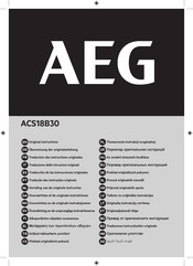 AEG ACS18B30 Übersetzung Der Originalanleitung