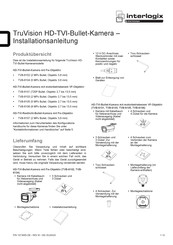 Interlogix TruVision Installationsanleitung