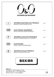 o&o BSX/BR Installationsanweisungen