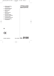 Pro Work PEH 2135 Bedienungsanleitung