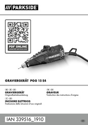 Parkside PGG 15 E4 Originalbetriebsanleitung