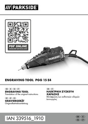Parkside PGG 15 E4 Originalbetriebsanleitung