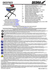 DEDRA DED7823 Bedienungsanleitung Mit Garantiekarte