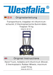Westfalia 89 19 15 Originalanleitung