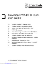 Interlogix TruVision DVR 45HD Schnellstartanleitung