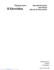 Electrolux EUF27391W5 Benutzerinformation