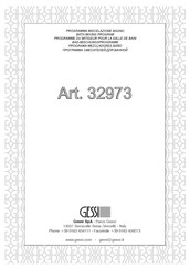 Gessi 32973 Handbuch