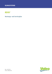 Valeo REVO Wartungs- Und Serviceplan
