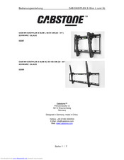 cabstone CAB EASYFLEX S-Slim XL Bedienungsanleitung