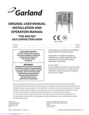 Garland THE MASTER Originalgebrauchsanleitung, Installations- Und Bedienungsanleitung
