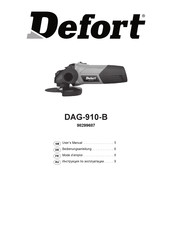Defort DAG-910-B Bedienungsanleitung