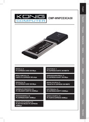 Konig Computer CMP-WNPCEXCA30 Anleitung