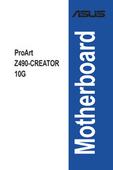 Asus ProArt Z490-CREATOR 10G Handbuch