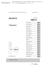 Sony BRAVIA KD-85XH95-Serie Referenz-Anleitung