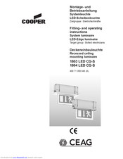 Ceag Cooper 1803 LED CG-S Montage- Und Betriebsanleitung