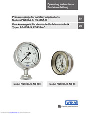 Wika PG43SA-S Betriebsanleitung