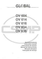 Global OV 634 Betriebsanleitung