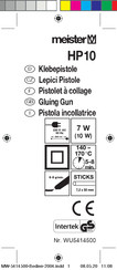 Meister HP-10 Bedienungsanleitung/Sicherheitshinweise