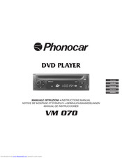 Phonocar VM 070 Gebrauchsanweisungen