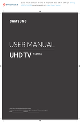 Samsung UE43RU7449 Bedienungsanleitung