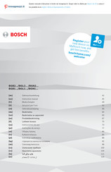 Bosch BGB1 Serie Gebrauchsanleitung