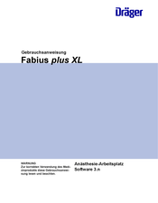 Dräger Fabius plus XL Gebrauchsanweisung
