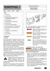 Enerpac ECCE32 Bedienungsanleitung