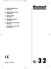 EINHELL SI 32 Bedienungsanleitung