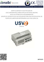 comatec USV2 Gebrauchs- Und Montageanleitung