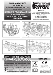 Ferrari F-MAX PFMX-010 Bedienungs- Und Wartungshandbuch