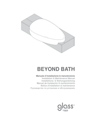 glass 1989 BEYOND BATH Installations- & Wartungsanleitung