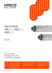 Hasco Vario Shot H62 Serie Einbauhinweise
