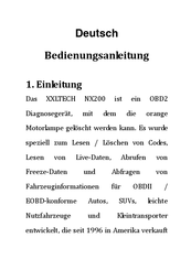 XXLTech NX200 Bedienungsanleitung