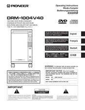 Pioneer DRM-1004V40 Bedienungsanleitung
