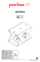 Peerless-Av ACC912 Montageanleitung