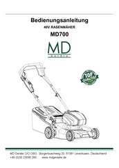 MD Geräte MD700 Bedienungsanleitung