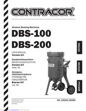 Contractor DBS-100 Bedienungsanleitung