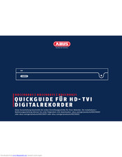 Abus HDCC90001 Kurzanleitung