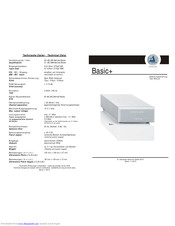 Clearaudio BASIC+ Bedienungsanleitung