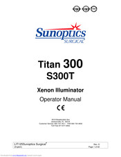 Sunoptics Surgical Titan 300 Bedienungsanleitung