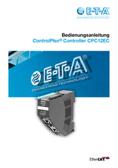 E-T-A ControlPlex CPC12EC Bedienungsanleitung