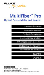 Fluke Networks MultiFiber Pro Produktinformationen