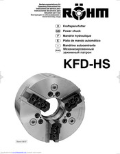 Rohm KFD-HS 250 Bedienungsanleitung