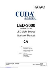 Cuda surgical LED-3000 Bedienungsanleitung