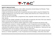 V-TAC VT-4012-3 Bedienungsanleitung