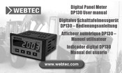 WEBTEC DP130 Bedienungsanleitung