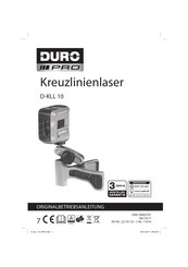 Duro Pro D-KLL 10 Originalbetriebsanleitung