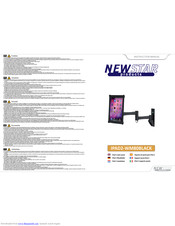 Newstar Products IPAD2-WM80BLACK Montageanleitung