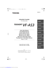 Toshiba TOSVERT VF-AS3 Schnellstartanleitung