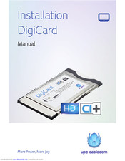 UPC Cablecom DigiCard Installation